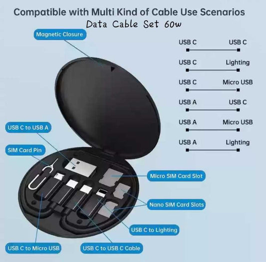 Multi cables Adapter - Fast multi cables & micro and nano sim cards & multiples cables optios