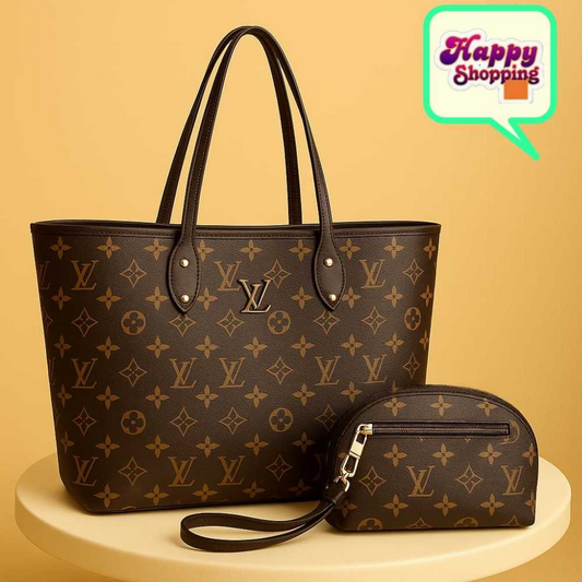 Louis Vuitton 2pc Tote Ladies handbag For Girls