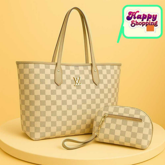 Louis Vuitton 2pc Tote Ladies handbag For Girls