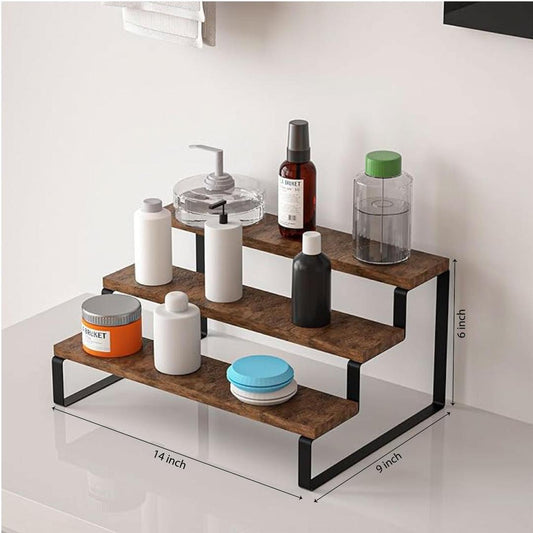 Elegant Wooden Kitchen Rack - 1 Pc Spices Organizer *Product